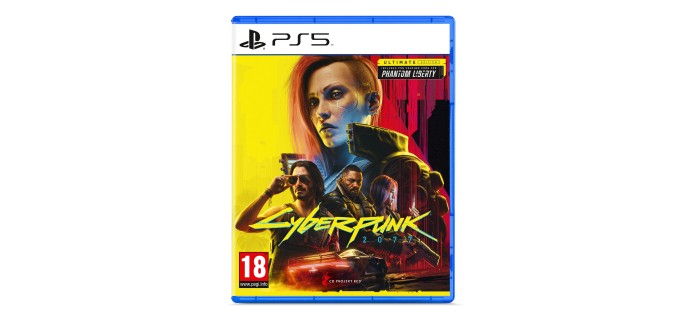 Amazon: Cyberpunk 2077 Ultimate Edition sur PS5 à 39,99€ (au lieu de 52,22€)