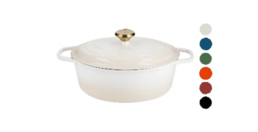 LIDL: SILVERCREST Cocotte en fonte Premium 4,8 L - émaillée, induction, 260°C à 21,99€ (au lieu de 27,99€)