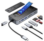Amazon: Station d'accueil Orico 8-en-1 USB C avec Boîtier SSD M.2 à 31,99€ (au lieu de 39,99€)