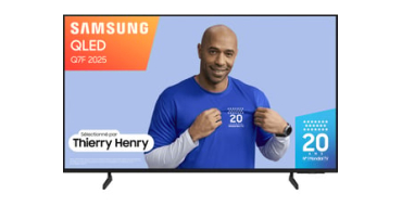 Conforama: Téléviseur QLED SAMSUNG TQ65Q7FAAUXXC - UHD 4K 65 pouces (163 cm) à 549€ (au lieu de 649€)