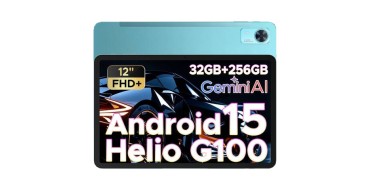 JoyBuy: DOOGEE Tab E3+ Tablette Android 15, 12" FHD+, Helio G100, 32 Go + 256 Go / 2 To, 8800 mAh à 143,99€