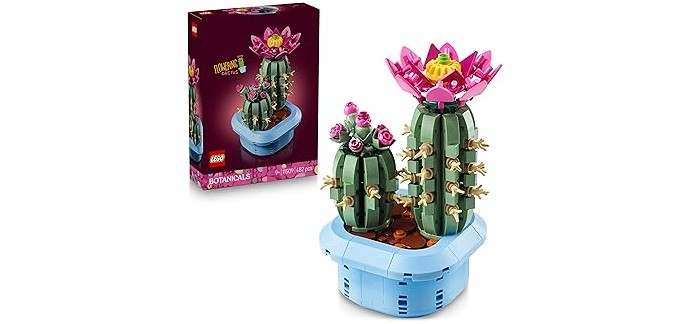 Amazon: LEGO® Botanicals Cactus Fleuri (11509) à 23,99€ (au lieu de 29,99€)