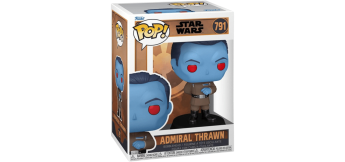 Amazon: Funko Pop Star Wars Tales of The Empire Admiral Thrawn (Figurine) à 6,99€ (au lieu de 16,00€)