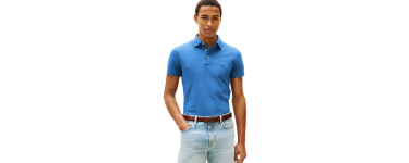 Amazon: Polo Homme Tommy Hilfiger 1985 Slim Fit - Coton stretch, logo brodé à 32,94€ (au lieu de 47,9€)