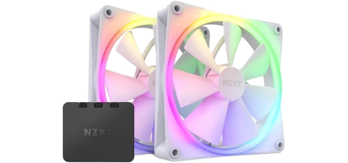 Amazon: Lot de 2 Ventilateurs NZXT RGB Duo F140-2 - 140 mm avec contrôleur à 19,9€ (au lieu de 38,62€)