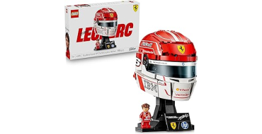 Amazon: LEGO® Scuderia Ferrari HP Casque de Charles Leclerc (43014) à 69,90€ (au lieu de 89,99€)