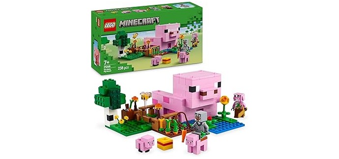 Amazon: LEGO® Minecraft La Maison de Porcelet (21268) à 13,49€ (au lieu de 19,99€)
