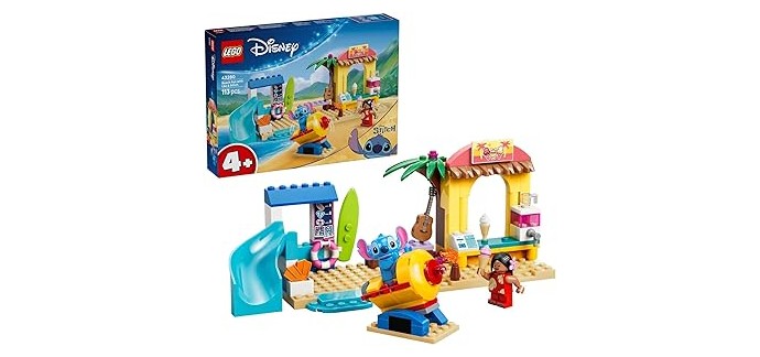 Amazon: LEGO® Disney Lilo et Stitch Jeux de Page (43280) à 16,99€ (au lieu de 19,99€)
