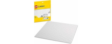 Amazon: LEGO® Classic Plaque de construction blanche 32x32 (11026) à 7,79€
