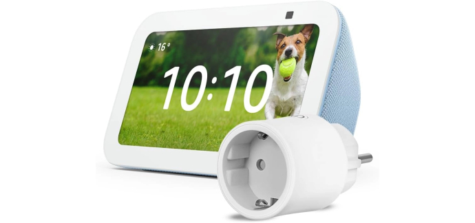 Amazon: Prise Connectée Echo Show 5 - Osram Smart+, Matter, Alexa, Bleu/Gris/Blanc à 69,99€