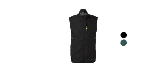 LIDL: CRIVIT Veste de running sans manches homme - déperlante, 88% polyamide recyclé à 9,99€