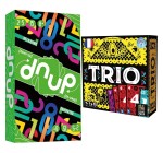 Amazon: Lot de Jeu de société Asmodee Dnup + Trio à 17,99€ (au lieu de 21,66€)