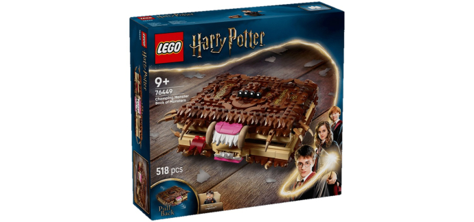Amazon: Lego Le monstrueux livre des monstres 76449 (Jouet) à 41,99€ (au lieu de 59,99€)