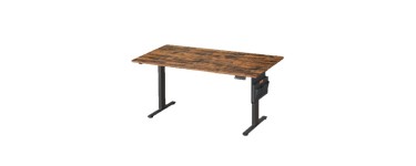 JoyBuy: Bureau électrique réglable en hauteur JOYFURNOS - 4 mémoires, 160x70 cm à 109,98€