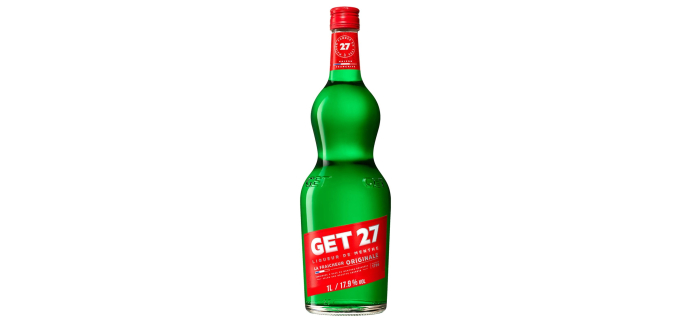 Amazon: Get 27 Liqueur de Menthe Poivrée 1L 17,9° à 14,01€ (au lieu de 17,31€)