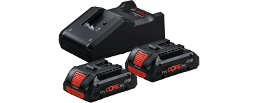 Amazon: Set Batteries Bosch Professional - 2 Batteries ProCore18V 4 Ah & Chargeur Rapide GAL 18V-40 à 119,99