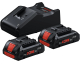 Amazon: Set Batteries Bosch Professional - 2 Batteries ProCore18V 4 Ah & Chargeur Rapide GAL 18V-40 à 119,99