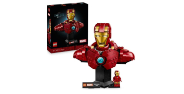 Cdiscount: LEGO 76327 Buste Iron Man (LEGO) à 40,99€ (au lieu de 59,99€)