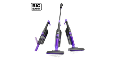 JoyBuy: BIGBANN aspirateur balai 3 en 1 - 18 kPa, filtre HEPA, cordon 5 m à 19,99€ (au lieu de 40,99€)