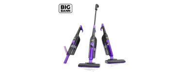JoyBuy: BIGBANN aspirateur balai 3 en 1 - 18 kPa, filtre HEPA, cordon 5 m à 19,99€ (au lieu de 40,99€)