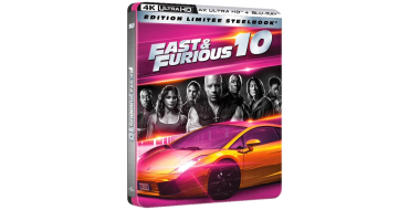 Fnac: Fast and Furious X 4K Steelbook (4K Blu-ray) à 14,99€ (au lieu de 29,99€)