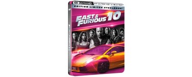 Fnac: Fast and Furious X 4K Steelbook (4K Blu-ray) à 14,99€ (au lieu de 29,99€)