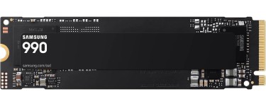 Amazon: SSD Interne 1 To Samsung 990 MZ-V9V1T0BW - NVMe 2.0 à 159,99€