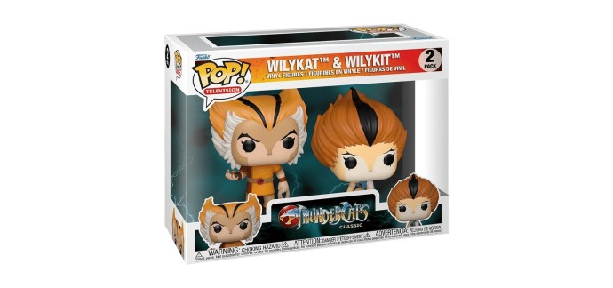 Amazon: Funko Pop Thundercats Wilykat Wilykit à 21,71€ (au lieu de 30€)