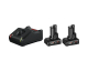 Amazon: Kit chargeur rapide Bosch Professional GAL 12V-40 + 2 batteries GBA 6,0Ah à 113,99€