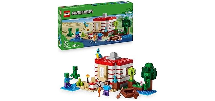 Amazon: LEGO Minecraft The Jungle House in TNT (287 pièces) à 20,99€ (au lieu de 29,99€)