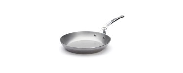 Amazon: Poêle ronde en tôle d'acier De Buyer Mineral B Pro - 28 cm à 54,49€ (au lieu de 74,28€)