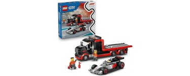Amazon: LEGO® City F1 Truck with Audi F1 Racing Car (60493) à 30,99€ (au lieu de 34,99€)