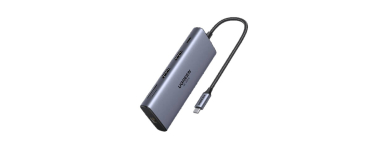 JoyBuy: UGREEN station d'accueil Type-C 2 HDMI + 2 USB-C 3.2 + 1 USB-A + SD/TF à 41,99€ (au lieu de 69,99€)