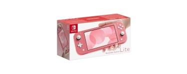 Cdiscount: Nintendo Switch Lite Corail (Switch) à 191,98€ (au lieu de 219,99€)