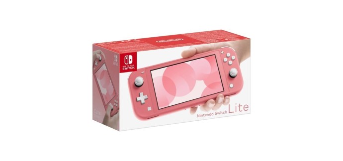 Cdiscount: Nintendo Switch Lite Corail (Switch) à 191,98€ (au lieu de 219,99€)