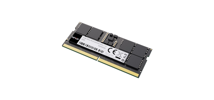 Amazon: Mémoire RAM Lexar SODIMM 24 Go DDR5 5600 MHz à 189,99€ (au lieu de 199,99€)