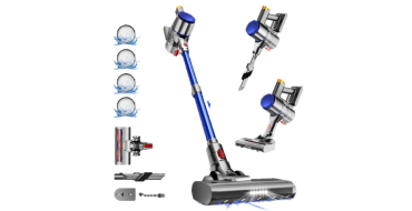 JoyBuy: Aspirateur sans fil Daynee - 45000 Pa, 50 min, 1,6 L, 4 filtres HEPA à 72,99€ (au lieu de 339,99€)