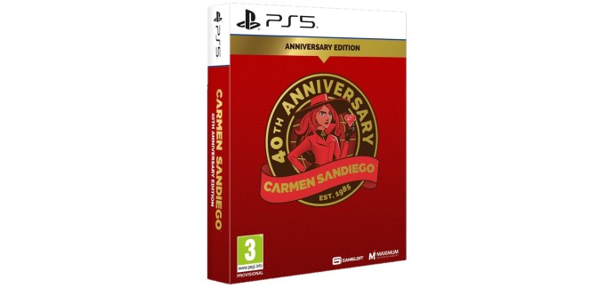 Fnac: Carmen Sandiego 40th Anniversary Edition (PS5) à 19,99€ (au lieu de 49,99€)