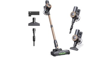 JoyBuy: Lubluelu P2 Aspirateur balai sans fil - 30 kPa, brosse anti-emmêlement, éclairage vert à 66,99€