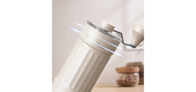 JoyBuy: Cliton Moulin à Café Manuel Blanc à 9,59€ (au lieu de 12,99€)