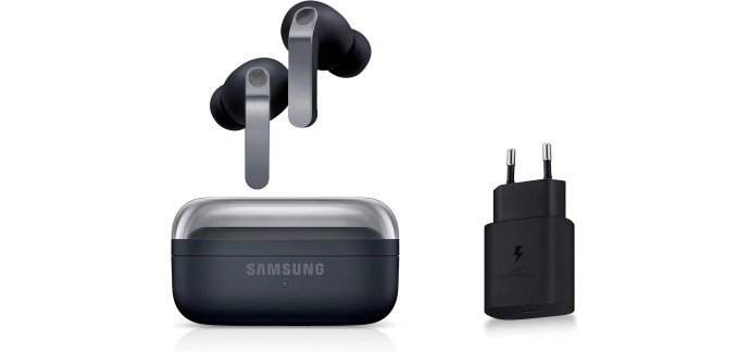 Amazon: Samsung Galaxy Buds 4 Pro - Écouteurs sans fil, réduction de 50€ via ODR à 129€ (au lieu de 213,01€)