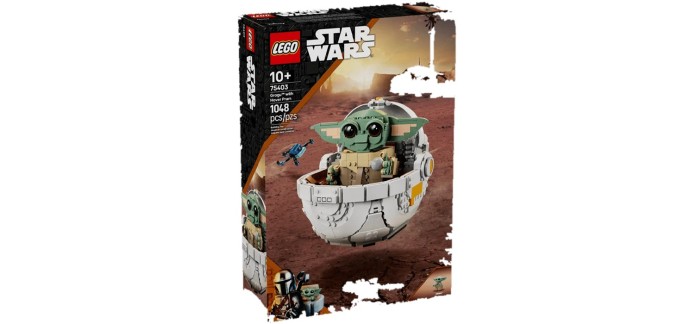Amazon: Lego Star Wars The Mandalorian Grogu 75403 à 54,99€ (au lieu de 99,99€)