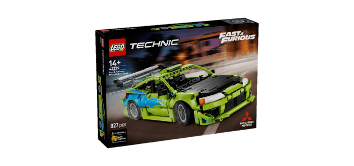 Amazon: LEGO 42229 Mitsubishi Eclipse Fast and Furious à 41,99€ (au lieu de 64,99€)