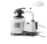 Cdiscount: Filtre à sable Intex SX2800 8m3/h pour piscine jusqu'à 56m³ + 2 sachets de balles filtrantes à 197,6