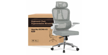 Amazon: Chaise de Bureau Ergonomique Flexispot OC3 Lite - Dossier Mesh réglable, Accoudoirs 2D, Gris à 109,9