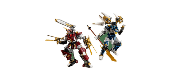 Amazon: LEGO 71870 Robots Titan Jumeaux (Jouet) à 91,99€ (au lieu de 139,99€)