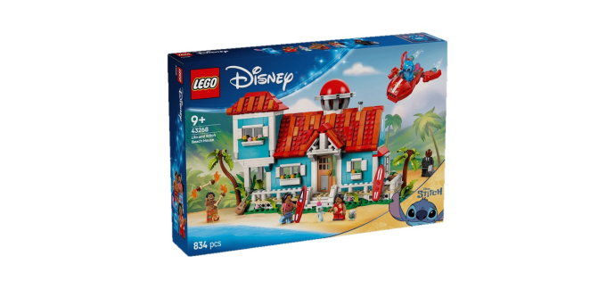 Amazon: Lego La Maison de Lilo et Stitch 43268 (Jouet) à 49,99€ (au lieu de 89,99€)