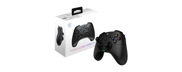Amazon: Manette sans fil MSI Force GC300 Wireless à 29,9€ (au lieu de 44,99€)