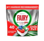 JoyBuy: FAIRY Tablettes lave-vaisselle Platinum Plus Original x 40 à 8,29€ (au lieu de 14,9€)