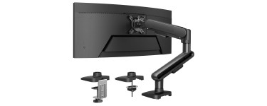 Amazon: Bras Huanuo Nitroglide - Support écran PC 13-40", VESA 75x75/100x100 à 22,99€ (au lieu de 49,99€)